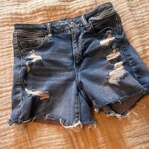American Eagle Distressed Denim Shorts